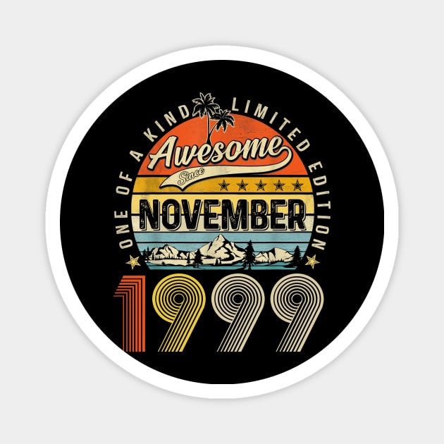 Awesome Since November 1999 Vintage 24th Birthday Magnet by Benko Clarence